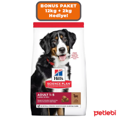 Hill's SCIENCE PLAN Kuzulu Büyük Irk Yetişkin Köpek Maması 12kg + 2kg