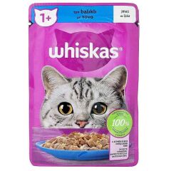 Whiskas Pouch Jöleli Ton Balıklı  Kedi Maması 85 g