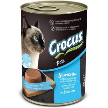 Crocus Yetişkin Kedi Somonlu Pate Yaş Mama 400 gr