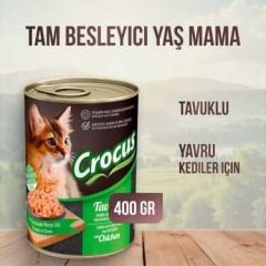Crocus Yavru Kedi Tavuklu Pate Yaş Mama 400 gr